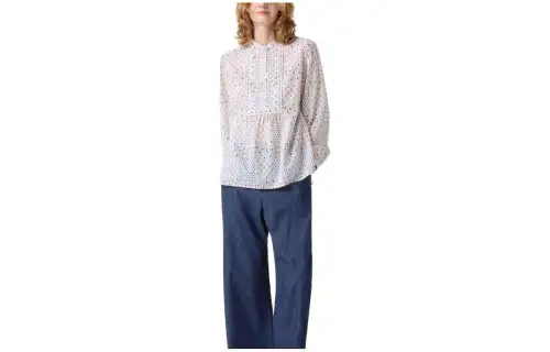 UNIQLO X INES DE LA FRESSANGE UNIQLO X Ines De La Fressange Shirts Women's Ivory Crew Neck Moderate Other