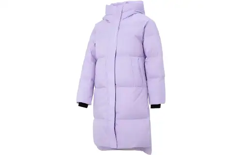 Skechers Down Jackets Women's Purple Hooded Moderate Other