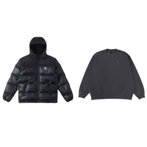 Converse Casual Sportswear Unisex Black