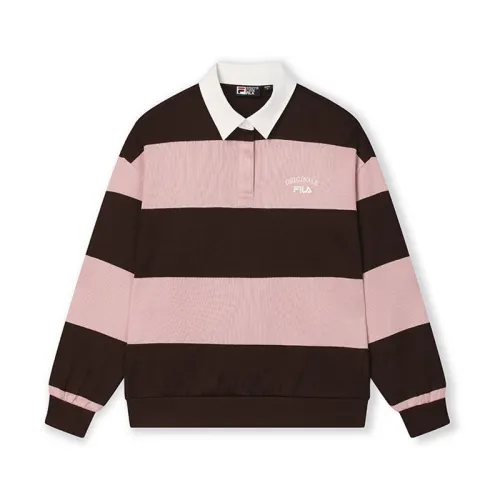 FILA Polo Shirt Women's Coffee Brown Umber