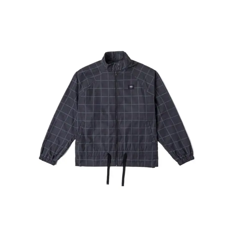 Vans Jacket Stand Collar Coat Women's Black Blue