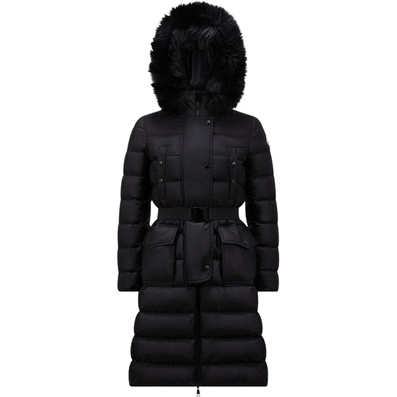 Женский пуховик Moncler FW24 KHLOE (черный)