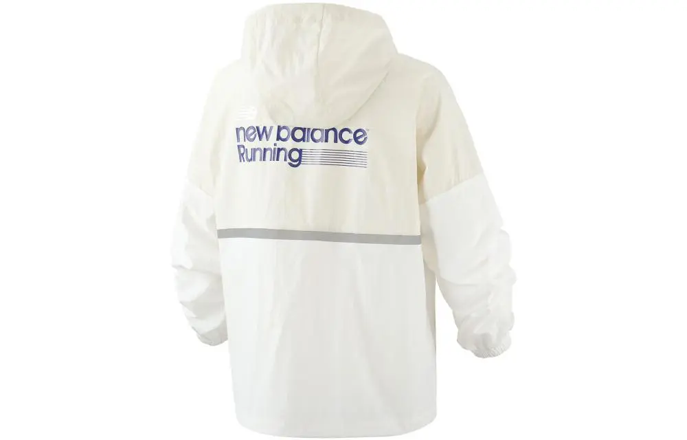New Balance Jackets Women's White Hooded Moderate Other