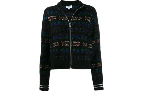 KENZO Jackets Women's Multicolor Stand Collar Moderate Other