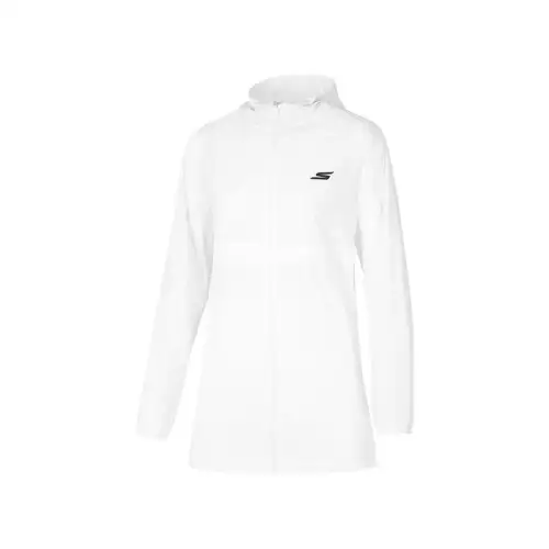 Skechers Jackets Women's Bright White Hooded Moderate Other