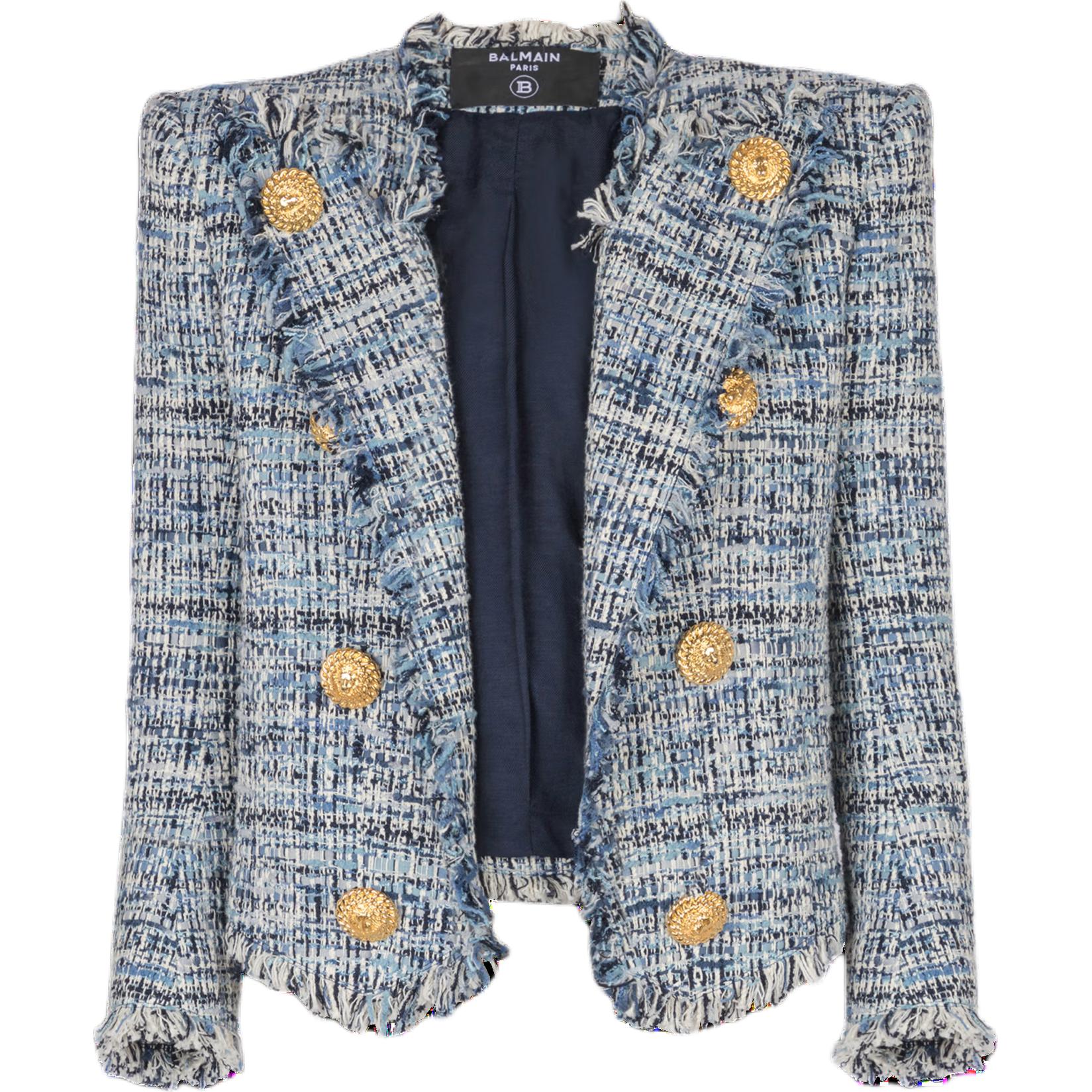 Женский жакет BALMAIN (синий)