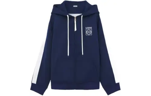 LOEWE Hooded Tracksuit Jacket 'Marine'