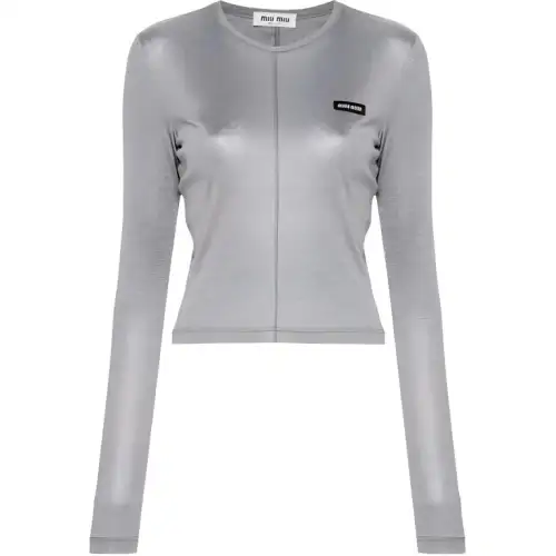 MIU MIU Jackets & Coats Women's Gray