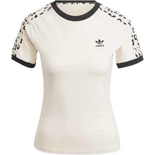 Adidas Originals Leopard 3-Stripes Tee