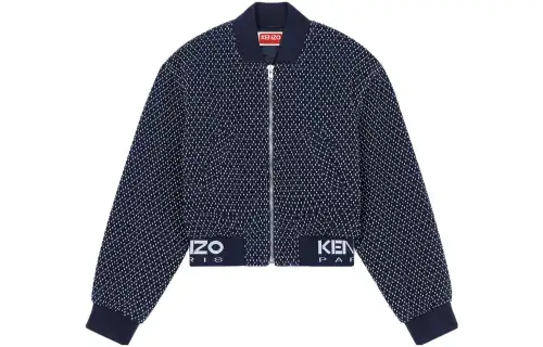 Kenzo Sashiko Stitch embroidered bomber jacket