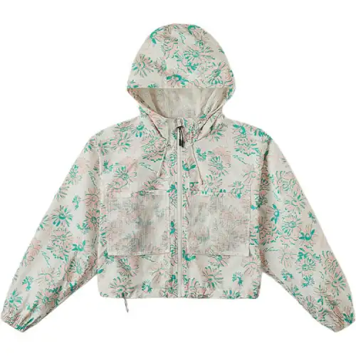 Vans Jacket Women's Green Floral