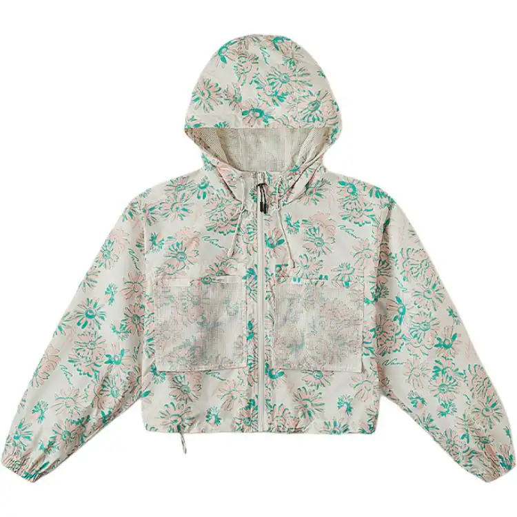 Vans Jacket Women's Green Floral