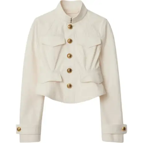 Burberry cropped cotton jacket