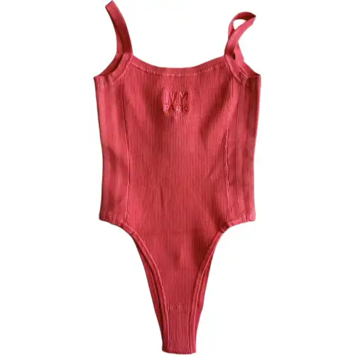 Adidas Ivy Park Knit Tank Bodysuit Real Coral