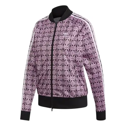 Adidas Originals Trefoil Jackets & Coats Women's Magical Berry Red/Black