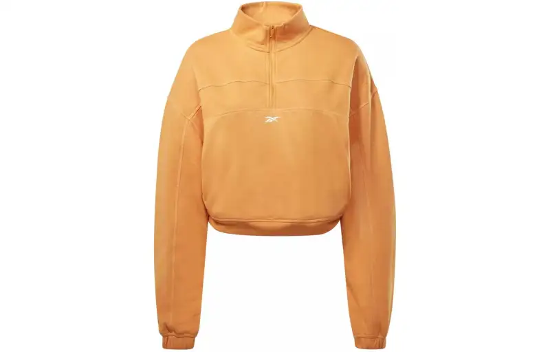 Reebok WOR KNIT 1/4 ZIP Sweatshirt Women's Orange