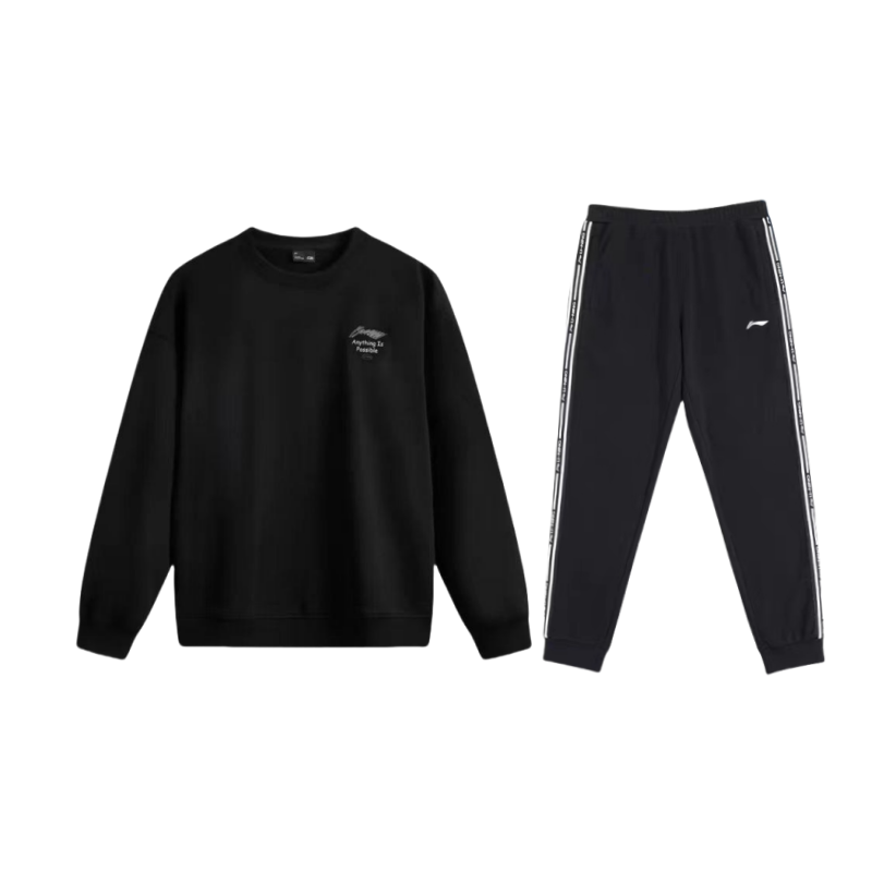 Li Ning Casual Sportswear Unisex Black