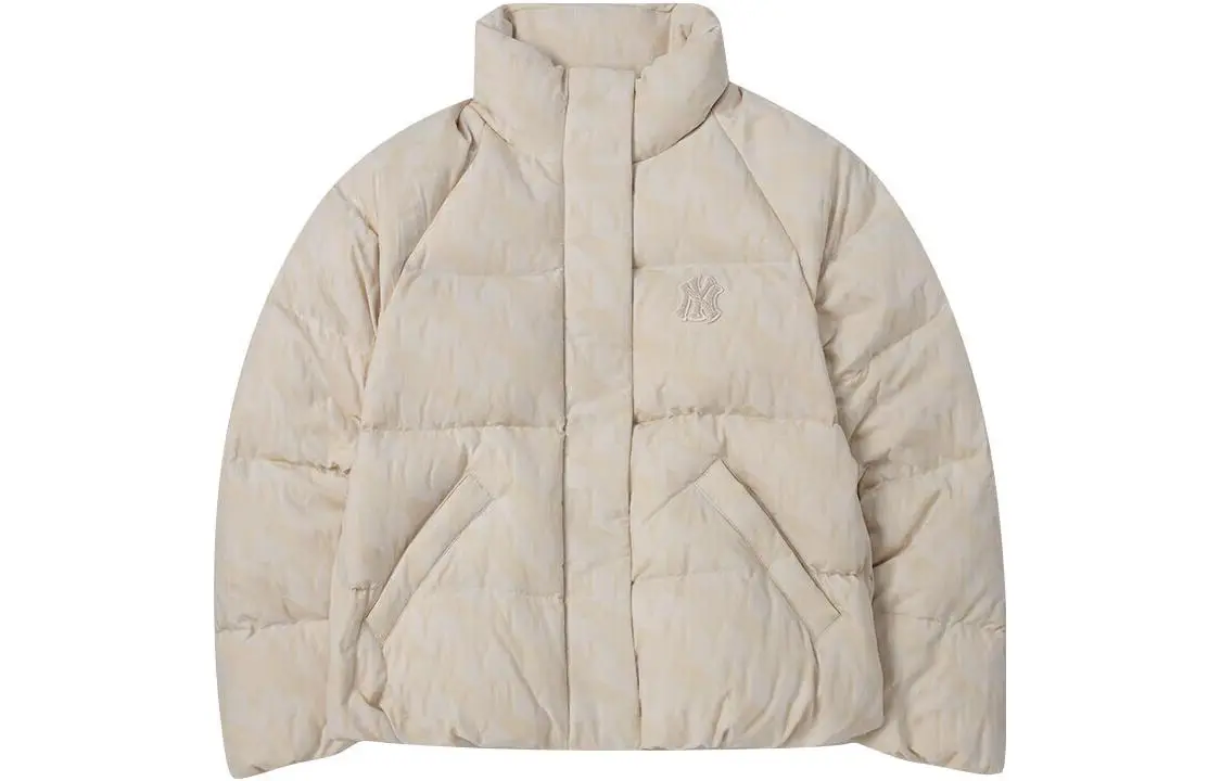 MLB Down Jacket Women's Light Beige