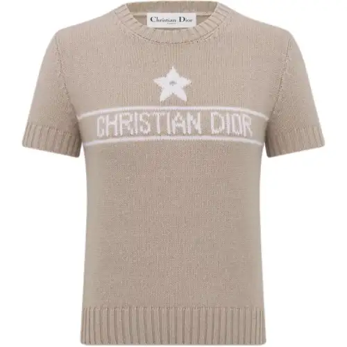 DIOR SS25 Cashmere Sweater Women's Khaki