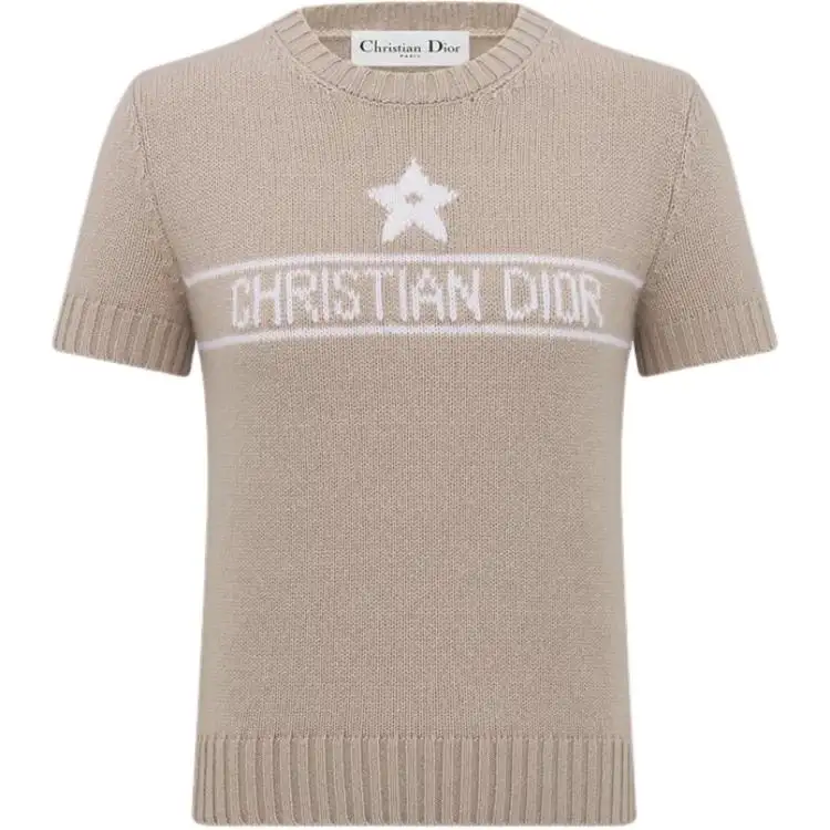 DIOR SS25 Cashmere Sweater Women's Khaki