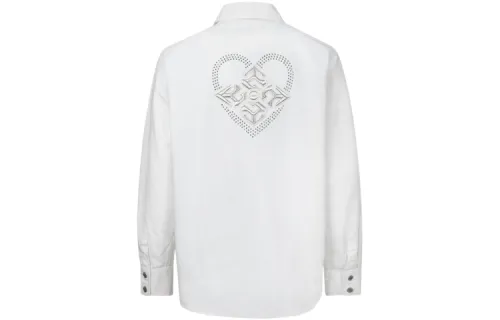 EVISU Shirts Women's White Lapel Moderate Other