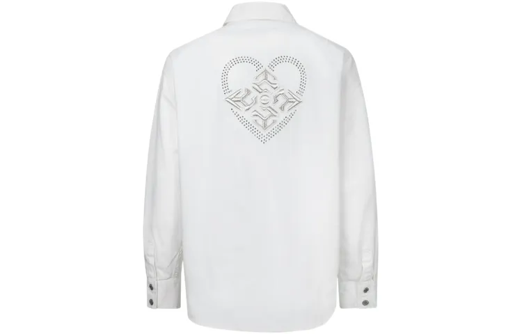 EVISU Shirts Women's White Lapel Moderate Other