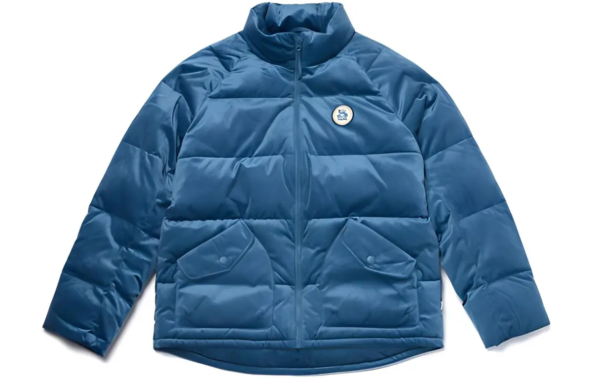 Vans Jackets Women's Blue Stand Collar Moderate