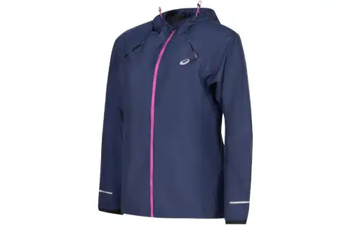 Asics Tricot Lining Windbreaker Jackets & Coats Women's Navy Blue