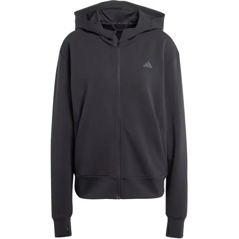 Adidas Women's Designed 4 Full Zip Hooded Sweatshirt Black