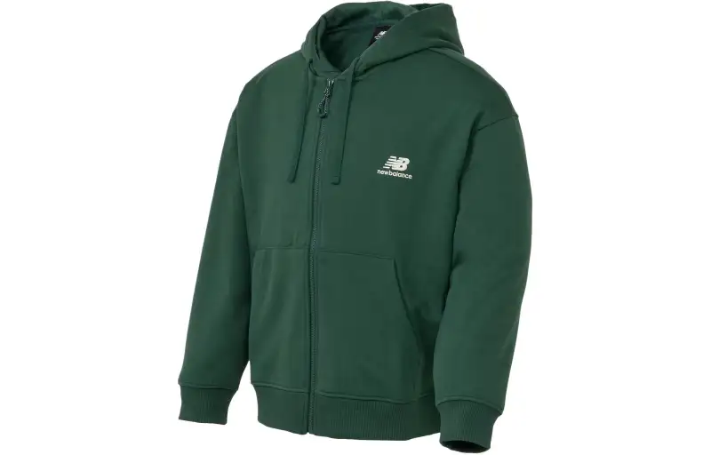 New Balance NBX Urban Remix Knit Full Zipper Sweatshirt Women's Night Green