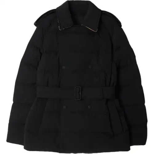 Burberry Belted Waist Quilted Puffer Coat