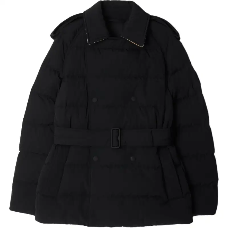 Burberry Belted Waist Quilted Puffer Coat