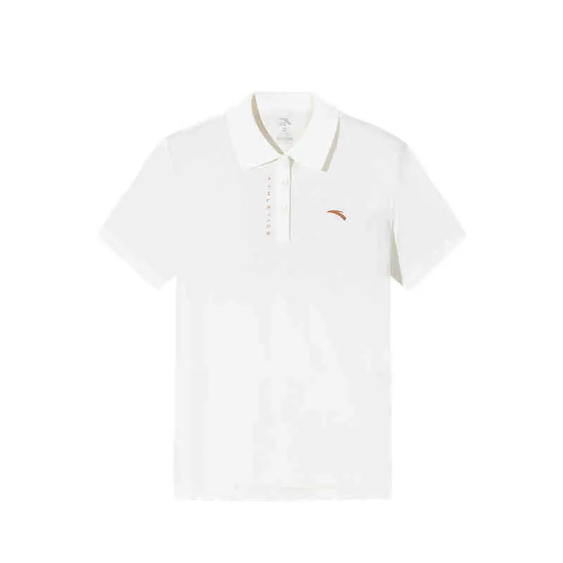 Anta Lifestyle Collection Comprehensive Training Collection Polo Shirt Women's Papyrus White