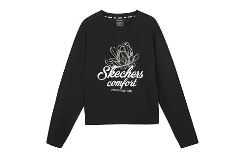 Skechers Sweatshirt Women's Carbon Black