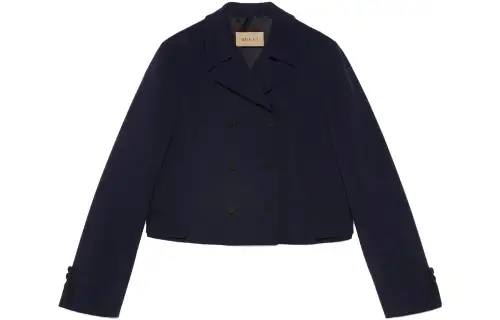 GUCCI Cropped Button Up Jacket