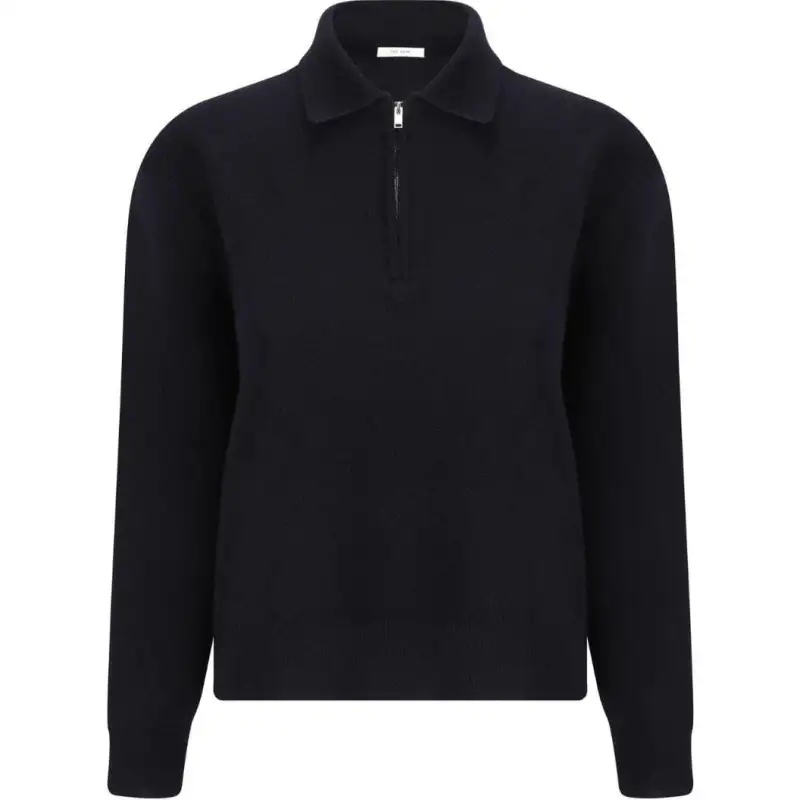 THE ROW Halvar Half-Zip Knitted Top