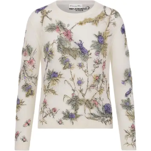 DIOR FW24 Knitwear Women's Ecru