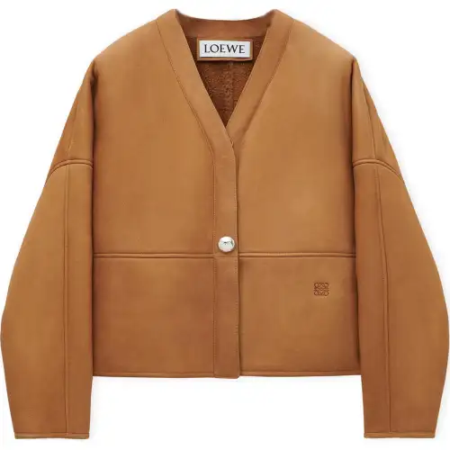 LOEWE SS25 Women's Pre Selection Collection Jackets & Coats Women's Toffee