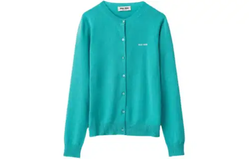 MIU MIU Knitwear Women's Blue Green