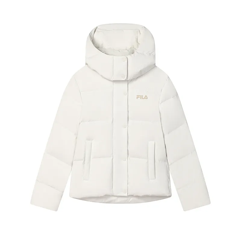 FILA Down Jacket Women's Vanilla Gray