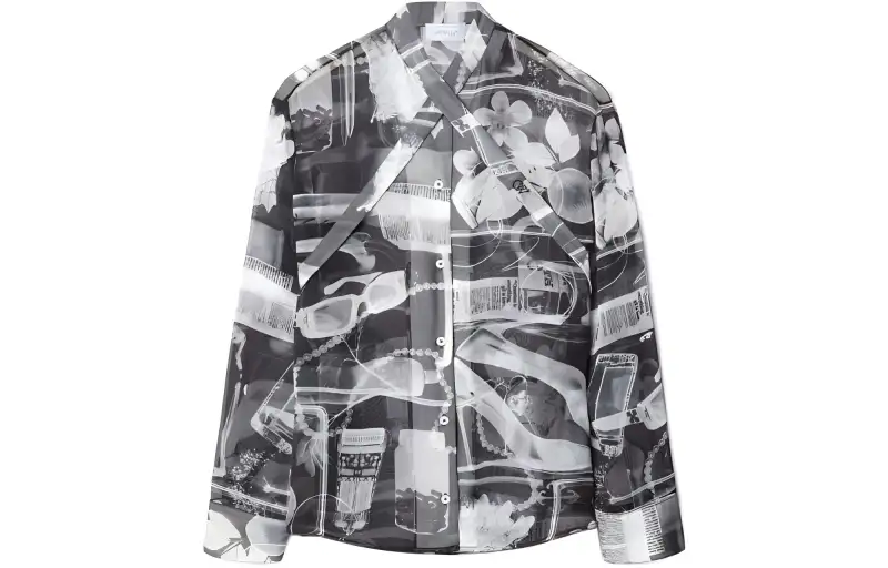 OFF-WHITE All-Over Printed Long-Sleeved Shirt