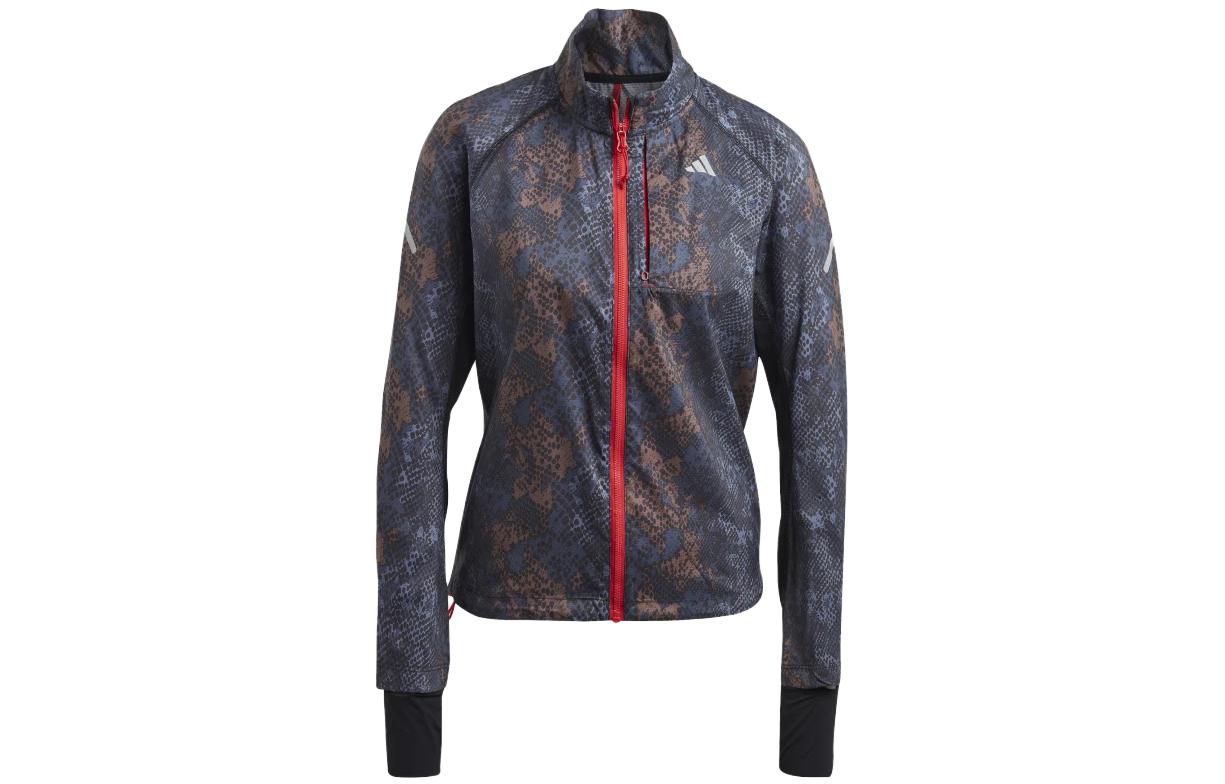 Женская куртка adidas Pattern Jacket (черная)