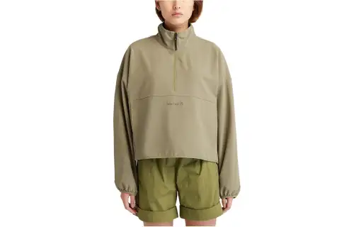 Timberland Jackets Women's Green Stand Collar Moderate Soft Shell