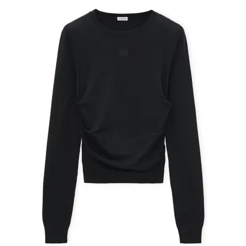 LOEWE SS25 Cashmere Sweater Women's Black