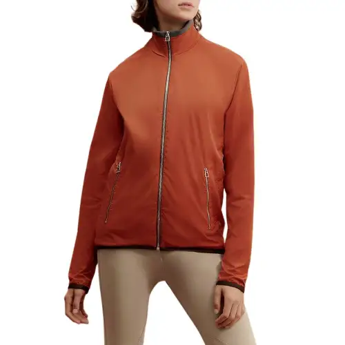 HERMES Warm Up Jackets & Coats Women's Orange
