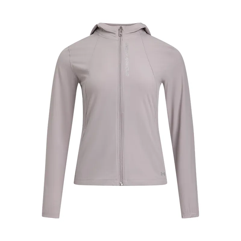 Under Armour SS25 Jacket Women's Daybreak Gray Pink