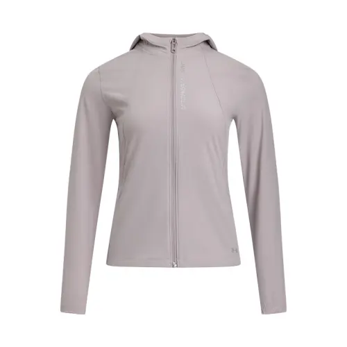 Under Armour SS25 Jacket Women's Daybreak Gray Pink