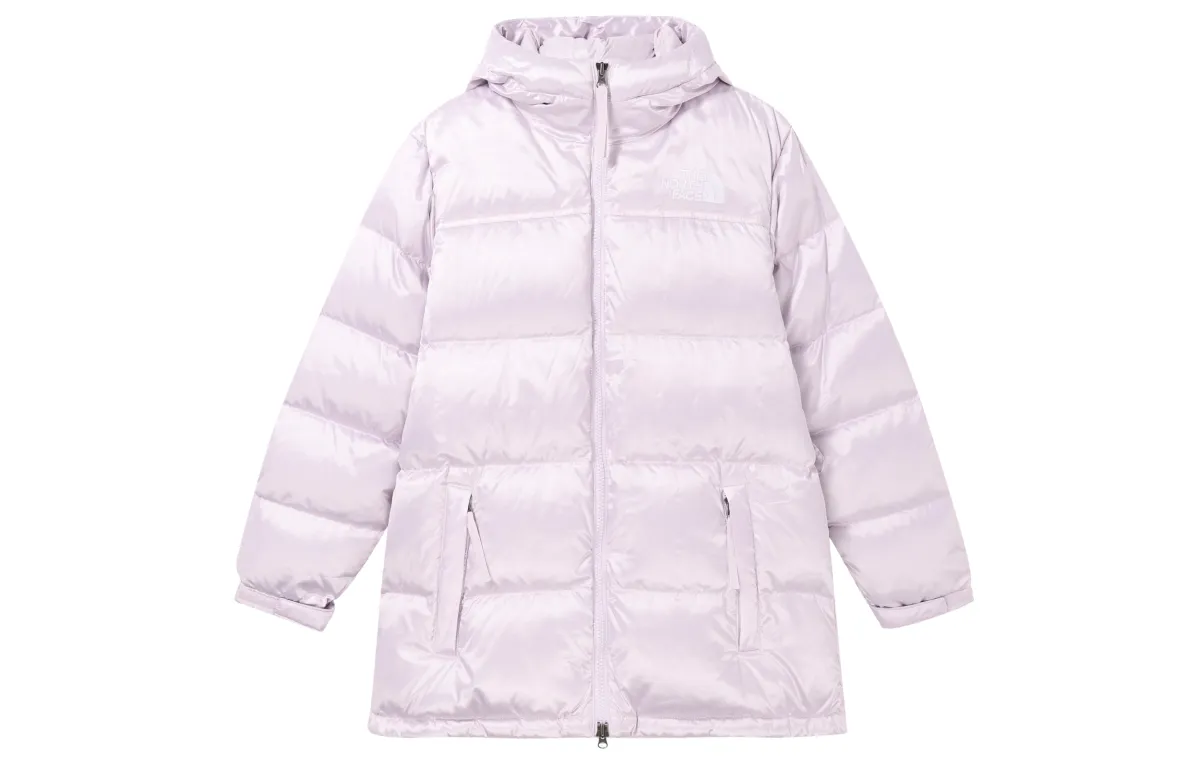 THE NORTH FACE Down Jackets Women's Lavender Mist Hooded Moderate Other