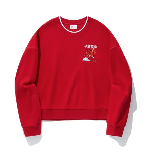 Li Ning Sweatshirt Women's Samba Red