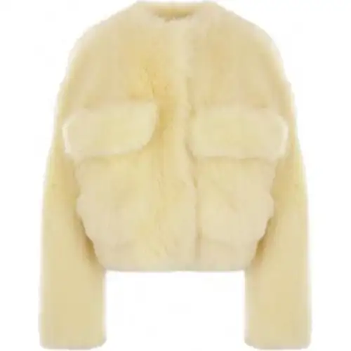 Bottega Veneta Fluffy Cropped Jacket